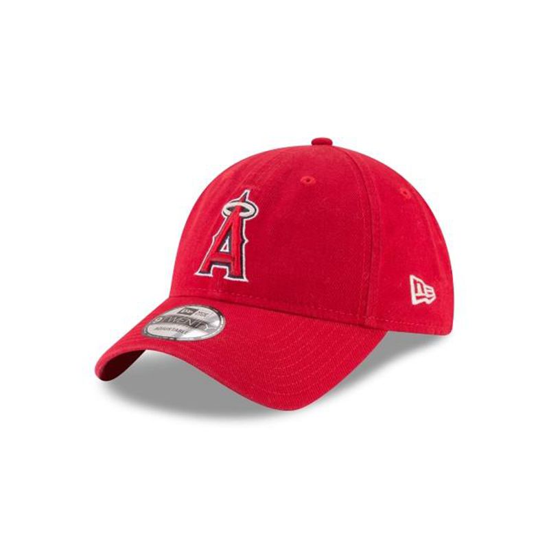 MLB Los Angeles Angels Core Classic 9Twenty Adjustable (IDW6027) - Red New Era Caps